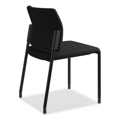 Accommodate Series Guest Chair, 23.25" x 22.25" x 32", Black Seat, Black Back, Black Base, 2/Carton. Picture 6