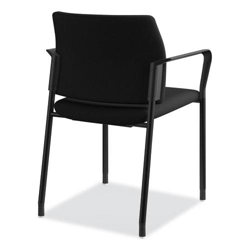 Accommodate Series Guest Chair with Fixed Arms, 23.25" x 22.25" x 32", Black, 2/Carton. Picture 11