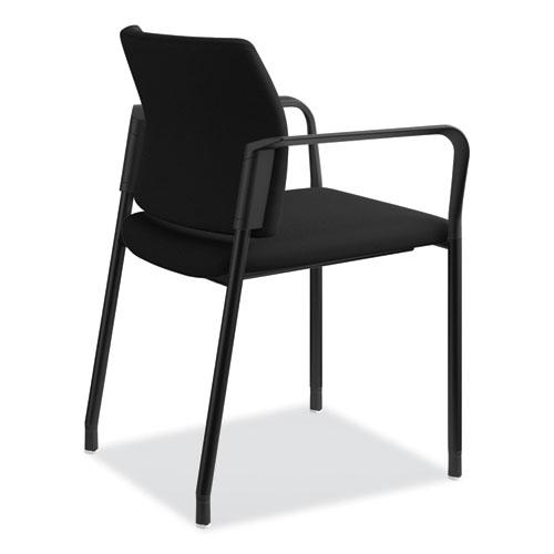Accommodate Series Guest Chair with Fixed Arms, 23.25" x 22.25" x 32", Black, 2/Carton. Picture 13