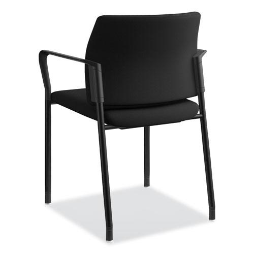 Accommodate Series Guest Chair with Fixed Arms, 23.25" x 22.25" x 32", Black, 2/Carton. Picture 3