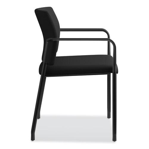 Accommodate Series Guest Chair with Fixed Arms, 23.25" x 22.25" x 32", Black, 2/Carton. Picture 9