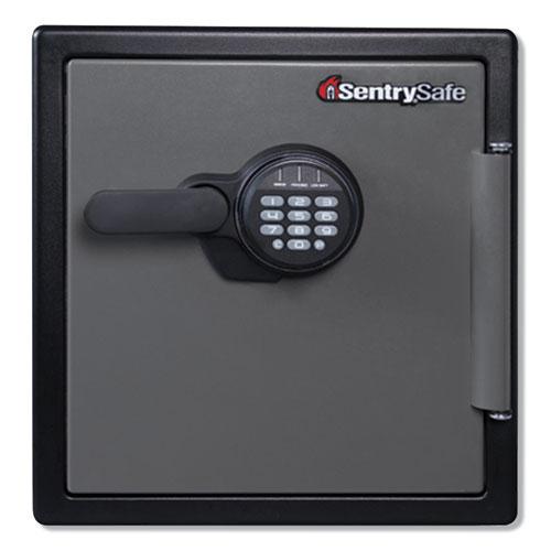 Fire-Safe with Digital Keypad Access, 1.23 cu ft, 16.38w x 19.38d x 17.88h, Gunmetal. Picture 3