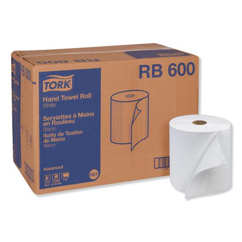 Advanced Hardwound Roll Towel, One-Ply, 7.88" x 600 ft, White, 12 Rolls/Carton. The main picture.