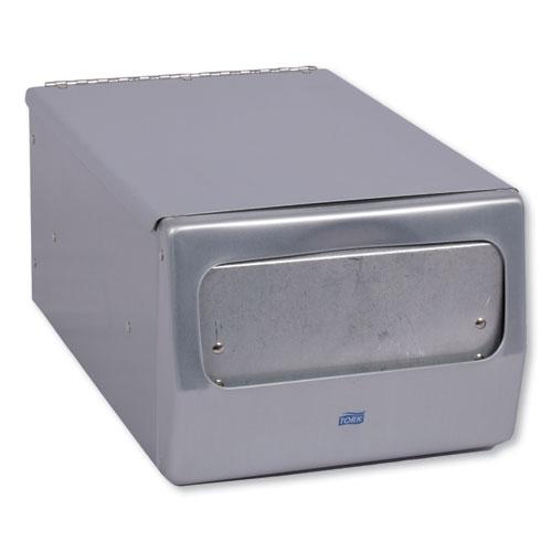 Masterfold Napkin Dispenser, 7.63 x 11.75 x 5.63, Brushed Steel. Picture 4