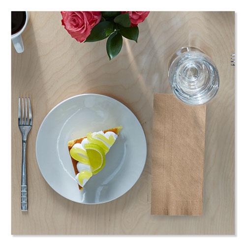 Universal One-Ply Dinner Napkins, 1-Ply, 15" x 17", Natural, 250/Pack, 12PK/CT. Picture 8