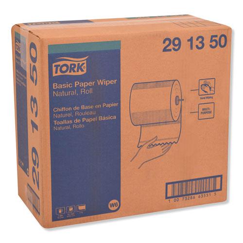 Basic Paper Wiper Roll Towel, 7.68" x 1150 ft, Natural, 4 Rolls/Carton. Picture 7