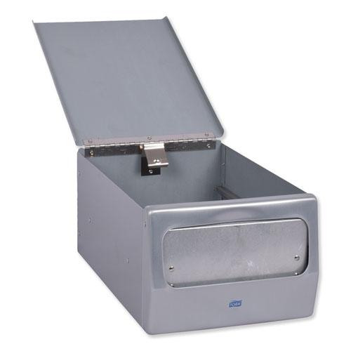 Masterfold Napkin Dispenser, 7.63 x 11.75 x 5.63, Brushed Steel. Picture 7