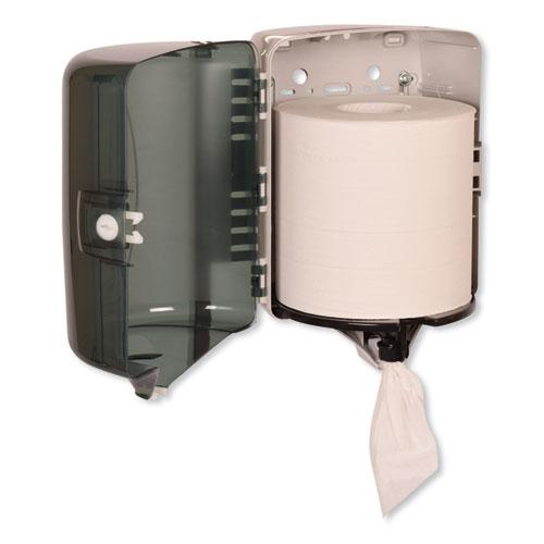 Centerfeed Hand Towel Dispenser, 10.13 x 10 x 12.75, Smoke. Picture 2