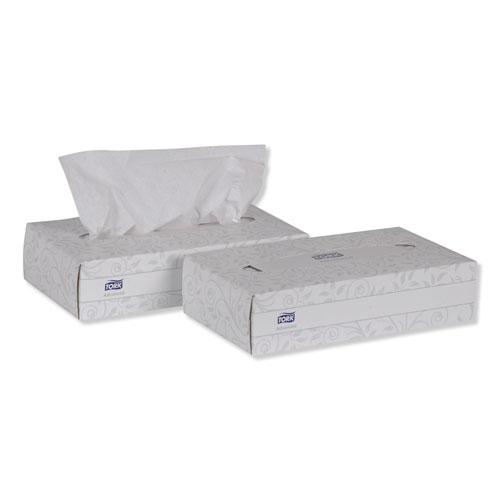 Advanced Facial Tissue, 2-Ply, White, Flat Box, 100 Sheets/Box, 30 Boxes/Carton. Picture 3