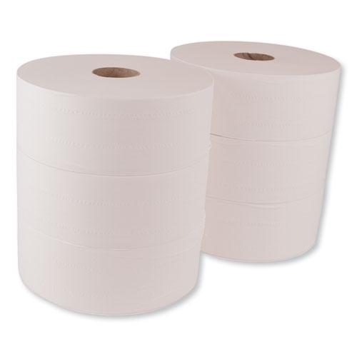 Advanced Jumbo Bath Tissue, Septic Safe, 2-Ply, White, 3.48" x 1,600 ft, 6 Rolls/Carton. Picture 7