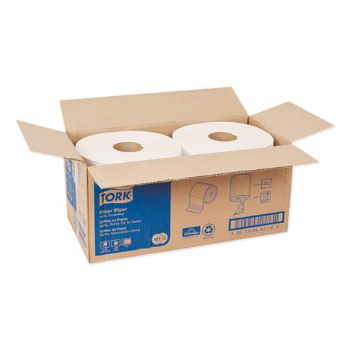 Paper Wiper, Centerfeed, 2-Ply, 9 x 13, White, 800/Roll, 2 Rolls/Carton. Picture 3
