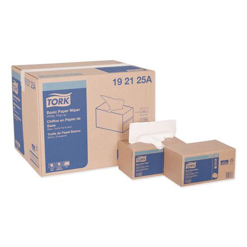 Multipurpose Paper Wiper, 2-Ply, 9 x 10.25, White, 110/Box, 18 Boxes/Carton. Picture 1
