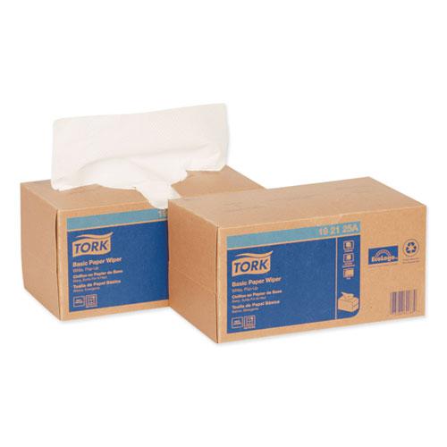 Multipurpose Paper Wiper, 2-Ply, 9 x 10.25, White, 110/Box, 18 Boxes/Carton. Picture 8