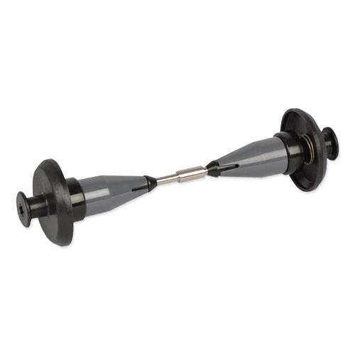 Coreless High Capacity Spindle Kit, Plastic, 3.66" Roll Size, Type B, Gray, 2 per Kit. Picture 1