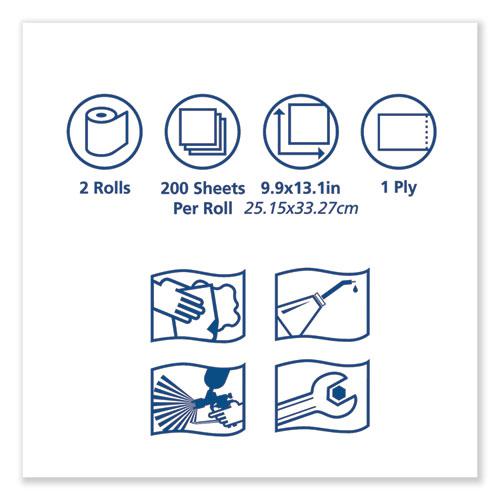 Advanced ShopMax Wiper 450, 8.5 x 10, Blue, 200/Bucket, 2 Buckets/Carton. Picture 3