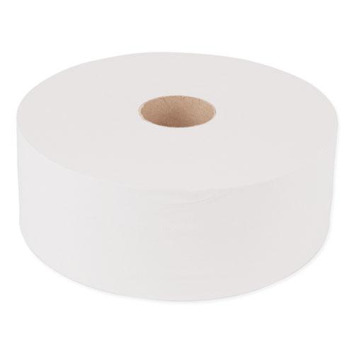 Advanced Jumbo Roll Bath Tissue, Septic Safe, 1-Ply, White, 3.48" x 2247 ft, 6 Rolls/Carton. Picture 4