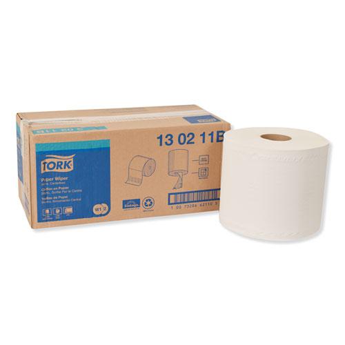 Paper Wiper, Centerfeed, 2-Ply, 9 x 13, White, 800/Roll, 2 Rolls/Carton. Picture 1