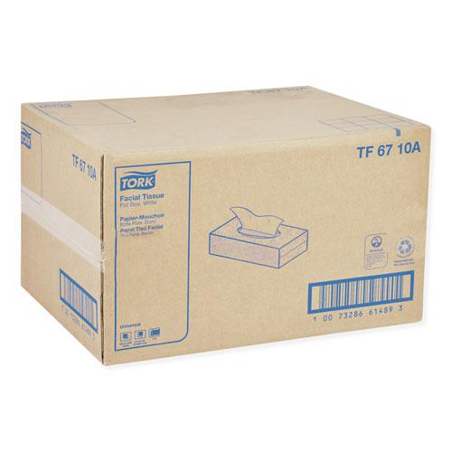 Universal Facial Tissue, 2-Ply, White, 100 Sheets/Box, 30 Boxes/Carton. Picture 4