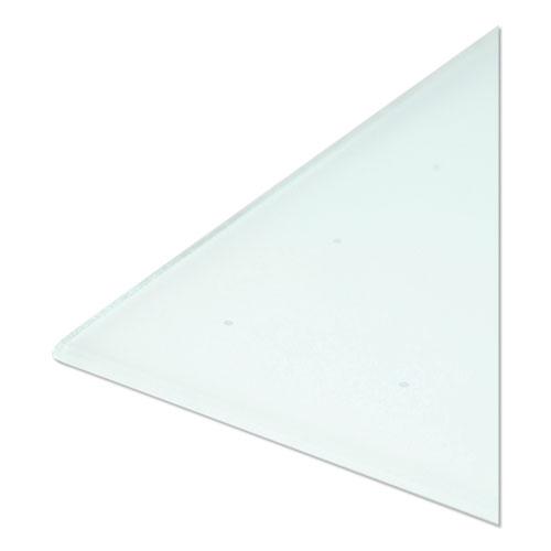 Floating Glass Ghost Grid Dry Erase Board, 36 x 24, White. Picture 2