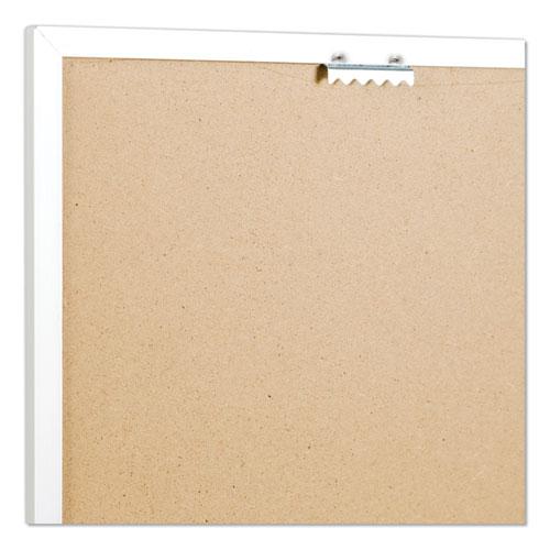 Magnetic Dry Erase Board, 20 x 16, White Surface, Silver Aluminum Frame. Picture 6