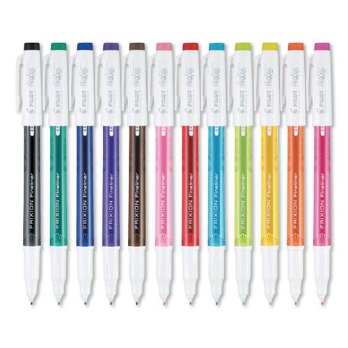 FriXion Fineliner Erasable Porous Point Pen, Stick, Fine 0.6 mm, Assorted Ink and Barrel Colors, 72/Pack. Picture 2