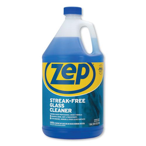 Streak-Free Glass Cleaner, Pleasant Scent, 1 gal Bottle, 4/Carton. Picture 1