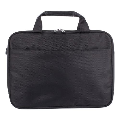 Purpose Executive Briefcase, Fits Devices Up to 15.6", Nylon, 3.5 x 3.5 x 12, Black. Picture 3