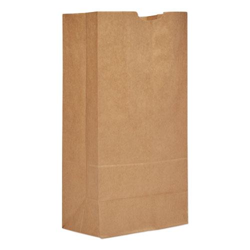 Grocery Paper Bags, 57 lb Capacity, #20, 8.25" x 5.94" x 16.13", Kraft, 500 Bags. Picture 1