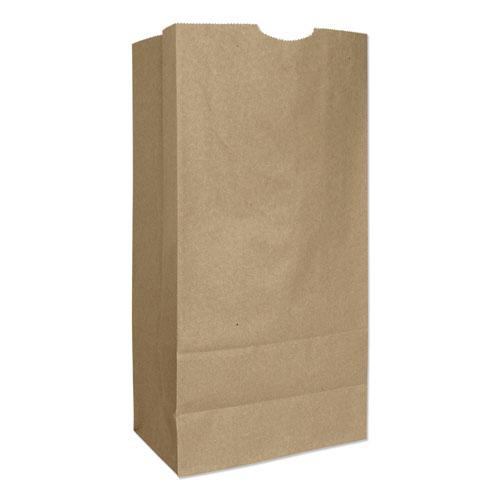 Grocery Paper Bags, 50 lb Capacity, #16, 7.75" x 4.81" x 16", Kraft, 500 Bags. Picture 1