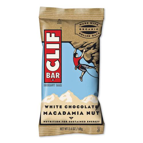 Energy Bar, White Chocolate Macadamia Nut, 2.4 oz Bar, 12 Bars/Box. The main picture.