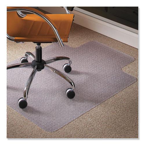 Natural Origins Chair Mat with Lip For Carpet, 36 x 48, Clear. Picture 1