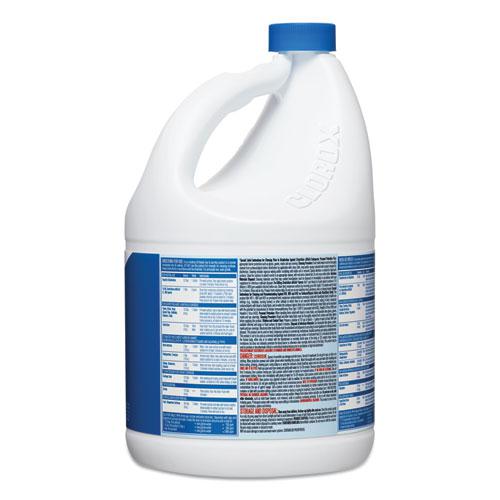 Concentrated Germicidal Bleach, Regular, 121 oz Bottle, 3/Carton. Picture 8