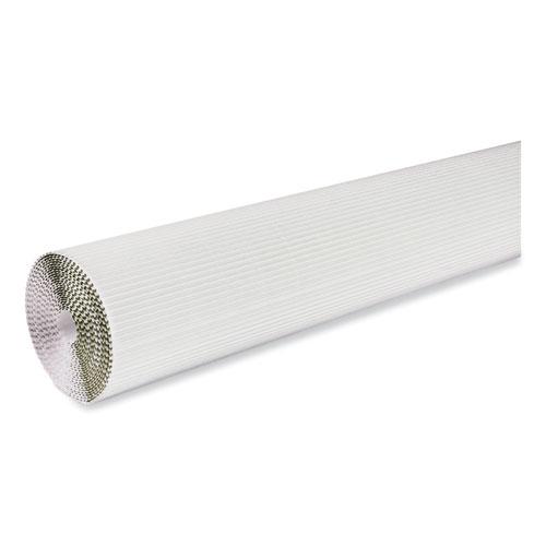 Corobuff Corrugated Paper Roll, 48" x 25 ft, White. Picture 2