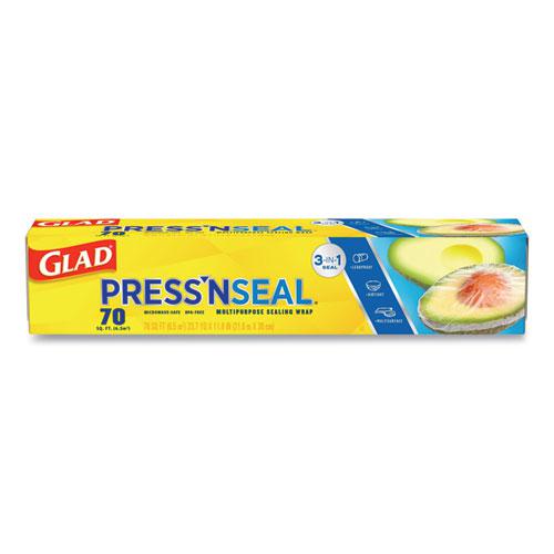 Press'n Seal Food Plastic Wrap, 70 Square Foot Roll, 12 Rolls/Carton. Picture 1