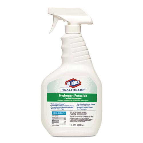 Hydrogen-Peroxide Cleaner/Disinfectant, 32 oz Spray Bottle, 9/Carton. Picture 2