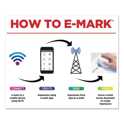 Digital Marking Device, Customizable Size and Message with Images, White. Picture 6