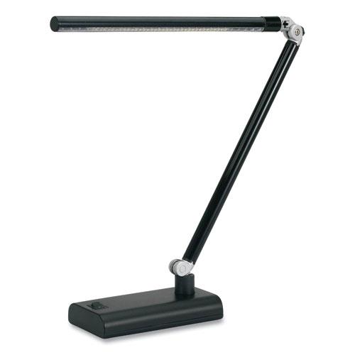 LED Desk Lamp, 7 x 3.5 x 14.5, Black. Picture 1