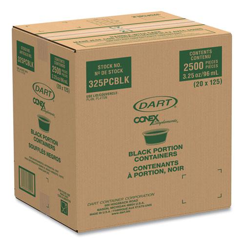 Conex Complements Portion/Medicine Cups, 3.25 oz, Black, 125/Bag, 20 Bags/Carton. Picture 2