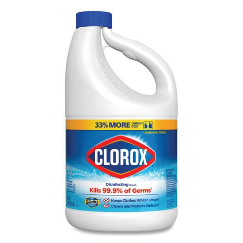 Regular Bleach with CloroMax Technology, 81 oz Bottle, 6/Carton. Picture 1
