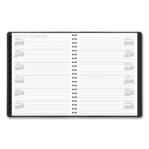 Contemporary Weekly/Monthly Planner, Vertical-Column Format, 11 x 8.25, Graphite Cover, 12-Month (Jan to Dec): 2024. Picture 6