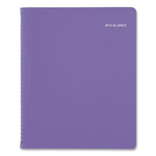 Beautiful Day Weekly/Monthly Planner, Vertical-Column Format, 11 x 8.5, Purple Cover, 13-Month (Jan to Jan): 2024 to 2025. Picture 4