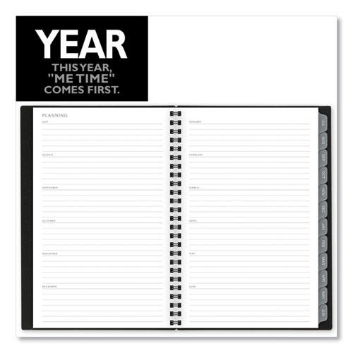 Elevation Academic Weekly/Monthly Planner, 8.5 x 5.5, Black Cover, 12-Month (July to June): 2024 to 2025. Picture 3
