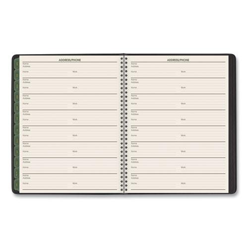 Recycled Weekly Vertical-Column Format Appointment Book, 8.75 x 7, Black Cover, 12-Month (Jan to Dec): 2024. Picture 5