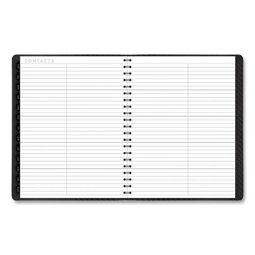Contemporary Weekly/Monthly Planner, Vertical-Column Format, 11 x 8.25, Graphite Cover, 12-Month (Jan to Dec): 2024. Picture 5