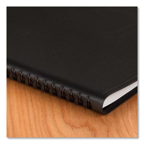 Monthly Planner in Business Week Format, 10 x 8, Black Cover, 12-Month (Jan to Dec): 2024. Picture 5