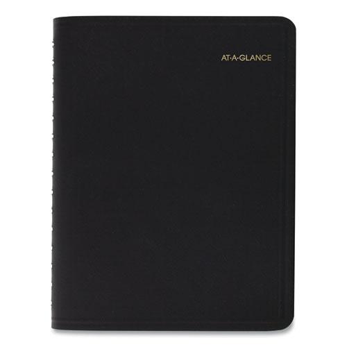 Four-Person Group Daily Appointment Book, 11 x 8, Black Cover, 12-Month (Jan to Dec): 2024. Picture 2
