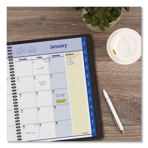 QuickNotes Monthly Planner, 11 x 8.25, Black Cover, 12-Month (Jan to Dec): 2024. Picture 7