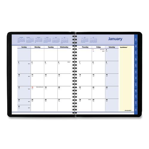 QuickNotes Monthly Planner, 8.75 x 7, Black Cover, 12-Month (Jan to Dec): 2024. Picture 2