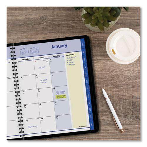 QuickNotes Monthly Planner, 8.75 x 7, Black Cover, 12-Month (Jan to Dec): 2024. Picture 5