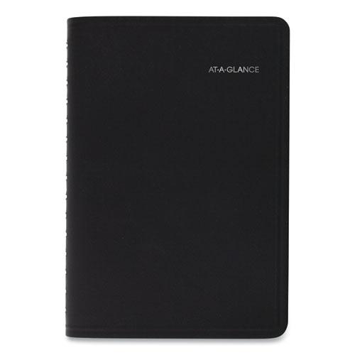 QuickNotes Daily/Monthly Appointment Book, 8.5 x 5.5, Black Cover, 12-Month (Jan to Dec): 2023. The main picture.